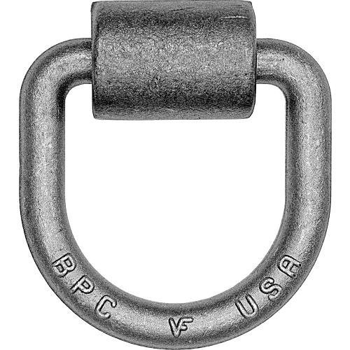 Buyers WBB2337455 D-Ring, For Use With: Towing and Cargo Control, 3 x 3 Inner Ring in, Steel, Gray