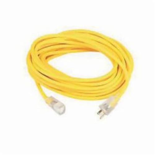 CCI® 02587 SJTW Extension Cord With Neon Power Indicator, 15 A/125 VAC, 12/3 AWG, 25 ft L Cord