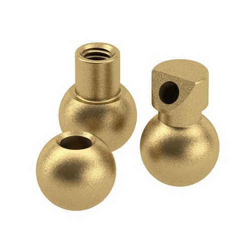 CNC Products BB11021 Ball Coolant Nozzle Pack, 500 psi, Brass