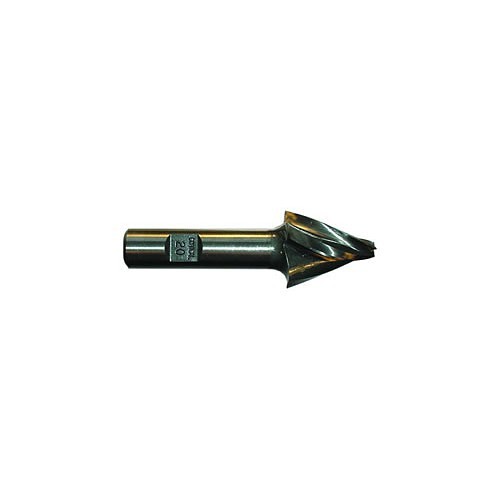 CONICAL™ T0002 Tapered End Mill, 1/32 in Cutter Dia, 3 Flutes, 9.525 mm Shank Dia, 64 mm Overall Length