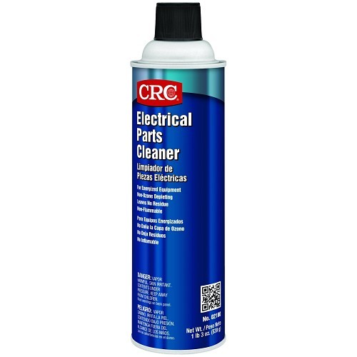 CRC® 02180 Electrical Parts Cleaner, 20 oz, Aerosol Spray, Faint Ethereal, Clear, Liquid