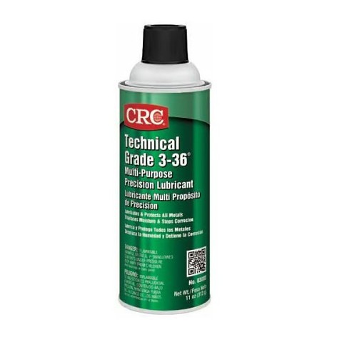 CRC® Tech Grade 3-36™ 03003 Precision Lubricant, 11 oz, Aerosol Can, Liquid, Amber, 0.82 Specific Gravity