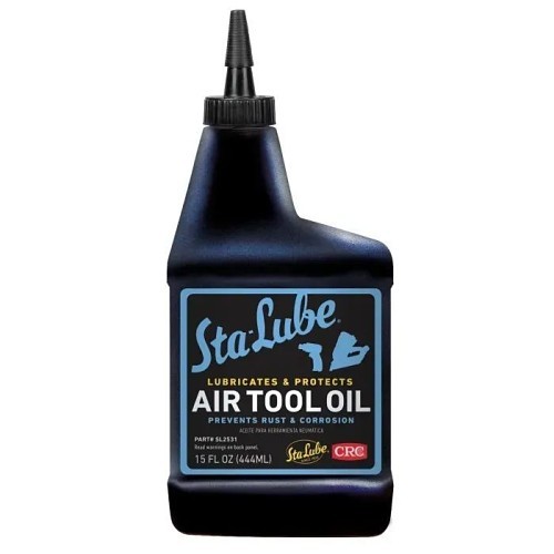 CRC® Sta-Lube® SL2531 Air Tool Oil, 15 oz, Bottle, Mild Petroleum, Amber, Liquid