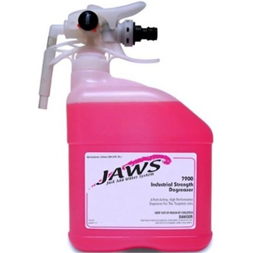 Canberra JAWS-7900-83 Industrial Strength Degreaser, 2-3 L Container, Bottle Container, Lemon Odor/Scent, Pink, Liquid Form