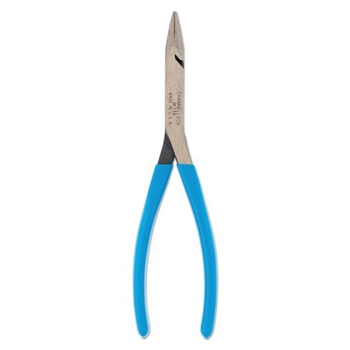 Channellock® XLT 140-738-BULK Long Nose and Needle Nose Plier, Long Reach Jaw, High Carbon Steel Jaw, 8 in Overall Length