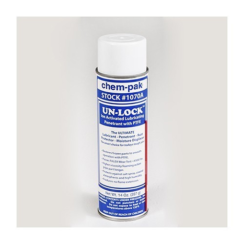 Chem-pak 1070A Penetrating Lubricant, 16 oz, Aerosol, Liquid, Amber