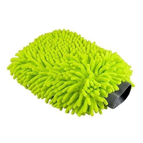 Chemical Guys Canada Chenille MIC493 Wash Mitt, Premium Scratch-Free, Microfiber, Lime Green