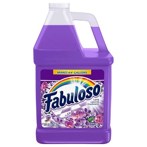 Colgate-Palmolive Company Fabuloso® 202-04307 Multi-Purpose Cleaner, 128 oz, Bottle, Lavender, Purple, Liquid