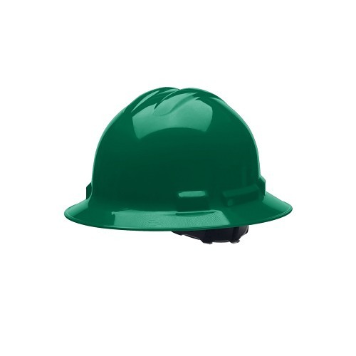 Cordova H34R9 Hard Hat, Polyethylene, 4-Point Ratchet Suspension, C, E, G ANSI Electrical Class Rating, Graphics: None, Forest Green