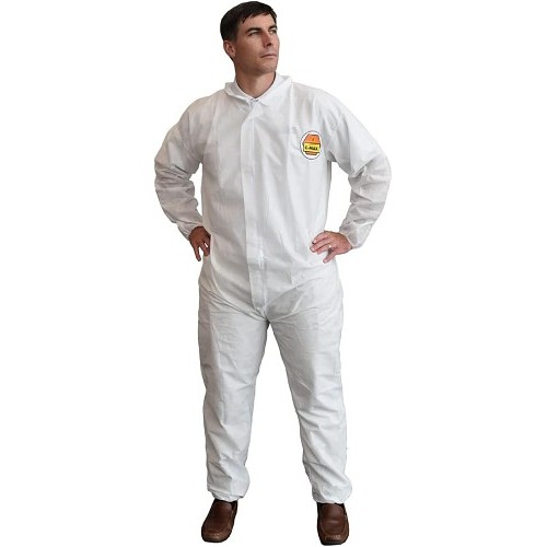 Cordova C-MAX™ SMS200 Protective Coverall, X-Large, White, Polypropylene