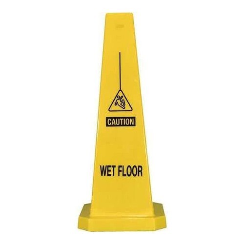 Cortina® 03-600-12WF Traffic Cones, 25-1/2 in Height, Polypropylene Cone