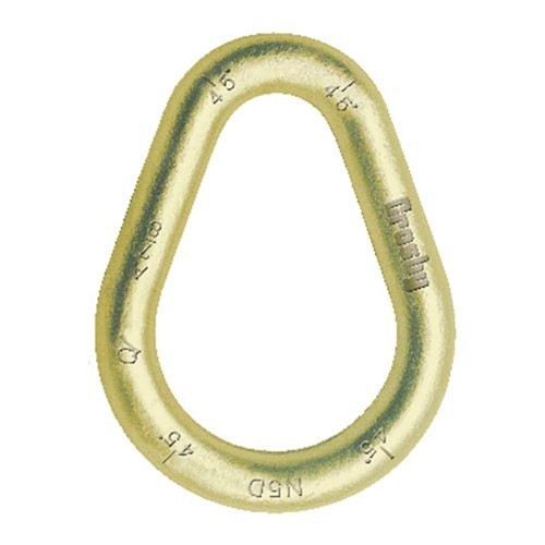 Crosby® 1013595 Alloy Pear Link, 3/4 in, 12300 lb, Alloy Steel