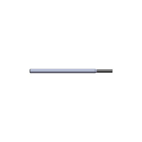 Crystallume P820-200694-1 End Mill, 3/32 in Cutter Dia, 15/32 in Length of Cut, 4 Flutes, 1/8 in Shank Dia, 2-1/2 in Overall Length