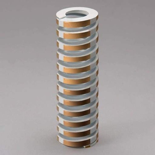 DAYTON LAMINA™ H17L Die Spring, 1 in Hole Dia, 1/2 in Rod Dia, 3-1/2 in Free Length, Gold