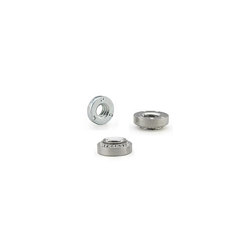 Self-Clinching Nut, 1/2-13 in, Heat Treated Carbon Steel, Zinc Plated