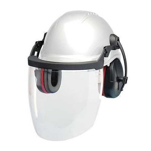 DELTA PLUS CU20LAB-WHITE Front Brim Hard Hat Kit, White