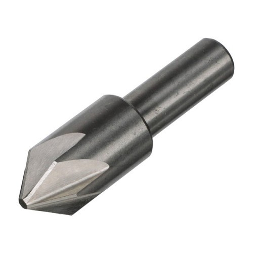 Severance® ES-1-41-W Countersink, 1 in Body Dia, 1/2 in Shank Dia, 4 Flutes, 82 deg Included Angle, Carbide