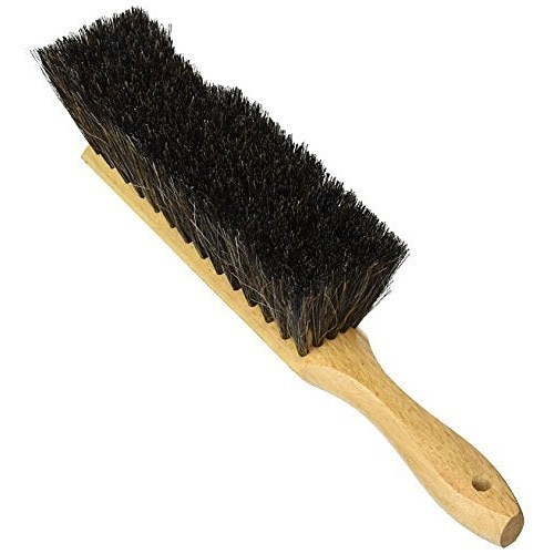 Counter Duster, 8 in Length, Hardwood Lacquered Handle