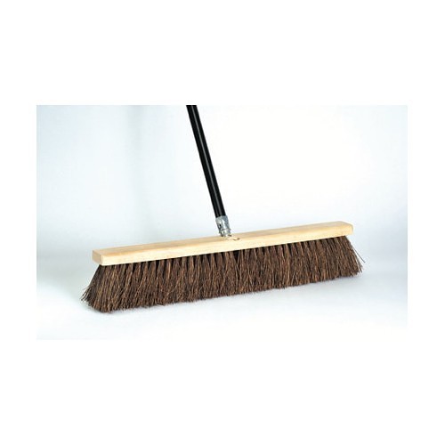 DQB 09981 Push Broom, 18 in Overall Length, Palmyra Fiber Bristle