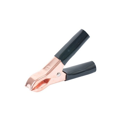 Del City 144505 Battery Clip, 1 in Maximum Jaw Opening, Copper Contact, PVC Insulation