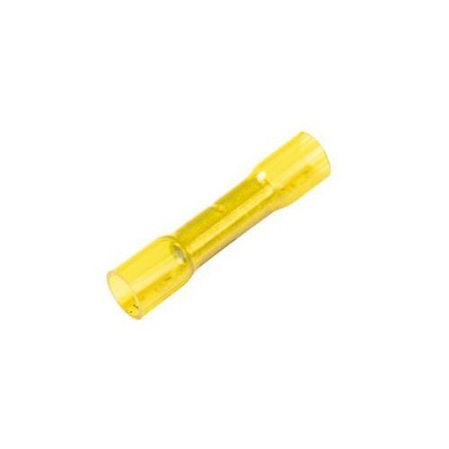 Del City Perma-Seal 923009 Butt Splice, 12-10 ga Conductor, 1.8 in Length, Closed Barrel, Copper, NiAc insulation, Yellow