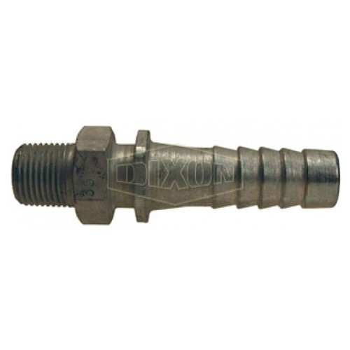 Dixon® 3504 King Nipple, 1/4 x 3/8 in Nominal, MNPT, Steel