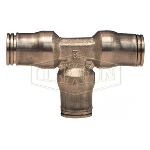 Dixon® 36045600 Union Tee, 1/4 in Nominal, Tube, Brass