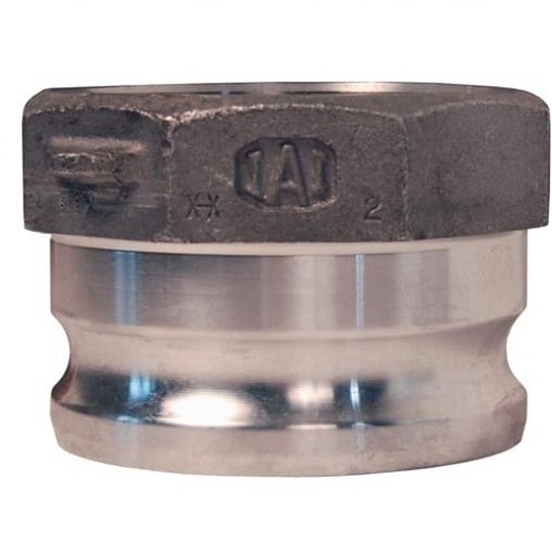 Dixon® 400-AS-AL Cam and Groove Adapter, 4 NPSM in Inside Dia, 356T6 Aluminum