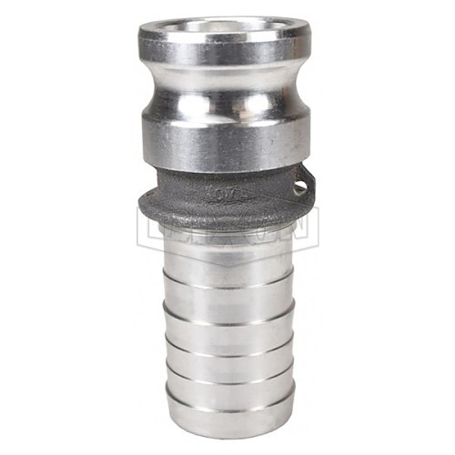 Dixon® 600-E-AL Cam & Groove Adapter, 6 in Nominal, Hose Shank, 356T6 Aluminum