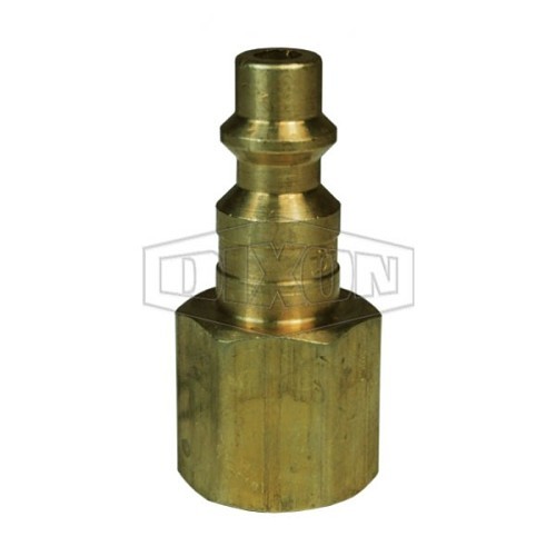 Dixon® D2F2-B Female Threaded Plug, 1/4 in Nominal, Brass