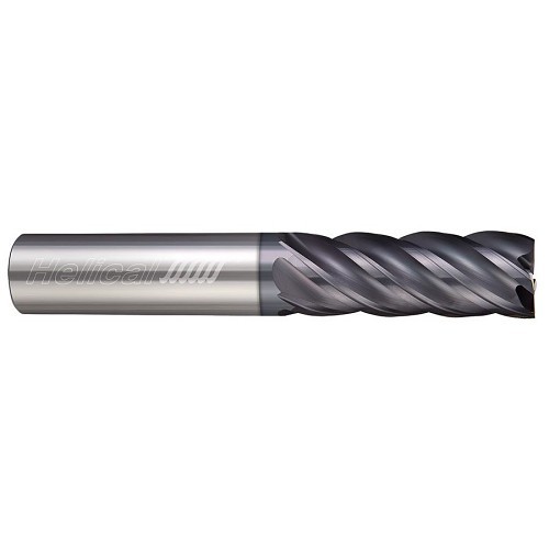 Dolen Tool 45379 End Mill, 3/4 in Cutter Dia, 1-5/8 in Length of Cut, 5 Flutes, 3/4 in Shank Dia, 4 in Overall Length, APLUS Coated