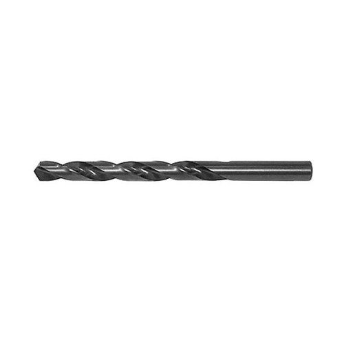 Drillco 240A525 Jobber Length Drill, Y Drill - Letter, 118 deg Point, High Speed Steel, Black Oxide
