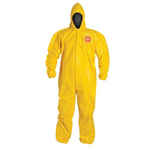 DuPont™ 251-QC127B-2XL Coverall, 2X-Large, Yellow, Tychem 2000