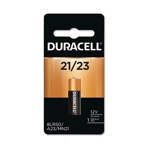 Duracell® MN21BK Alkaline Battery, Alkaline Manganese Dioxide, 12 V Nominal, 21/23