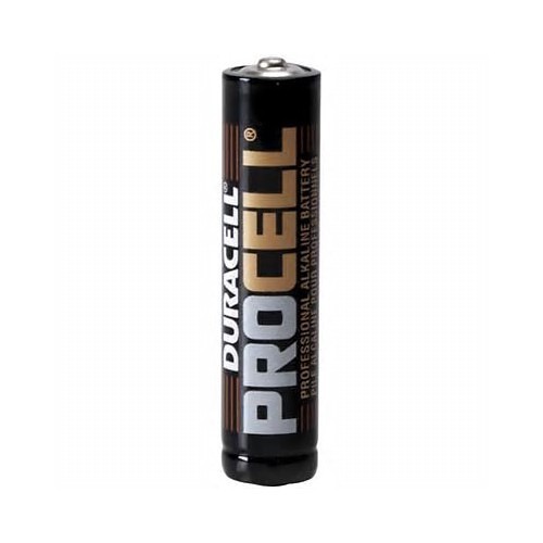 Duracell® PC2400BKD Alkaline Battery, Alkaline Manganese Dioxide, 1.5 Nominal, 1200 mAh Nominal Capacity, AAA