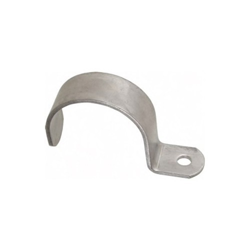 Empire 233SS0200 One Hole Pipe Strap, 2 in Pipe, 2.375 in Outside Diameter of Pipe, T304 Stainless Steel