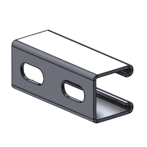 Empire 7001EC-BLACK End Cap, For Use With: For 1-5/8 in Strut, Black