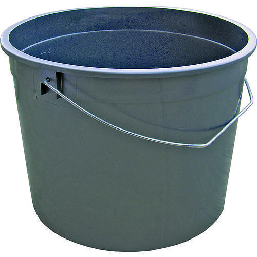 Encore Plastics 6834972 Ringfree Utility Pail, 5 qt, 7-7/8 in Width, Plastic, Silver