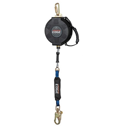 FallTech® 727650LE Self-Retracting Lifeline with Cable & Anchorage Carabiner, 130 to 310 lb ANSI, 130 to 310 lb OSHA, 50 ft Length, Specifications Met: OSHA 1926.502 and 1910.66, CSA Z259.2.2-2017, ANSI Z359.14-2021