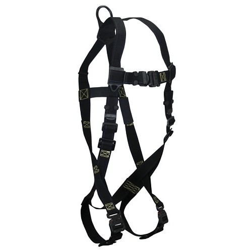 FallTech® FT7047QC3X Harness, 1D Standard Non-Belted Full Body, 3X-Large, 425 lb, Nomex/Kevlar Strap, Quick Connect Leg Strap Buckle, Quick Connect Chest Strap Buckle, Overmolded Alloy Steel Hardware, Blue