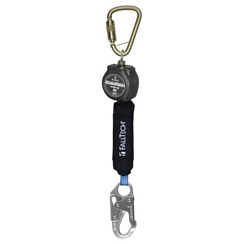 FallTech® FT72706SB1 Single Leg self Retracting Lifeline With Load-Indicating Swivel Snap Hook, 310 lb, 6 ft Length, Specifications Met: ANSI Z359.14-2012 Class B, OSHA 1926.502