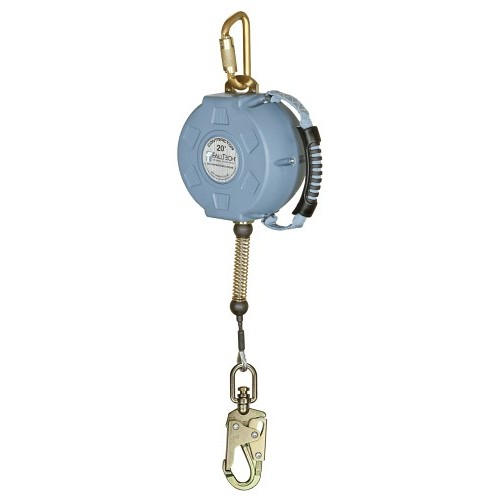 FallTech® FT727620 Self Retracting Lifeline With Glass-Filled Nylon Housing, 20 ft Length