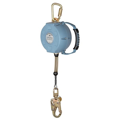 FallTech® FT727630 Self Retracting Lifeline With Glass-Filled Nylon Housing, 30 ft Length