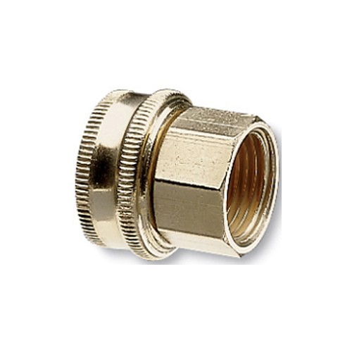 Fiskars® Nelson 855764-1001 Garden Hose Coupling, Coupling, 3/4 x 3/4 in Nominal, FHT x FPT, Brass