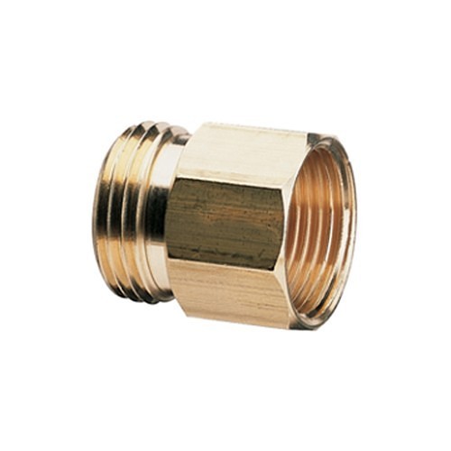 Fiskars® Nelson 855774-1001 Garden Hose Coupling, Coupling, 3/4 x 3/4 in Nominal, MNPT x FNPT, Brass