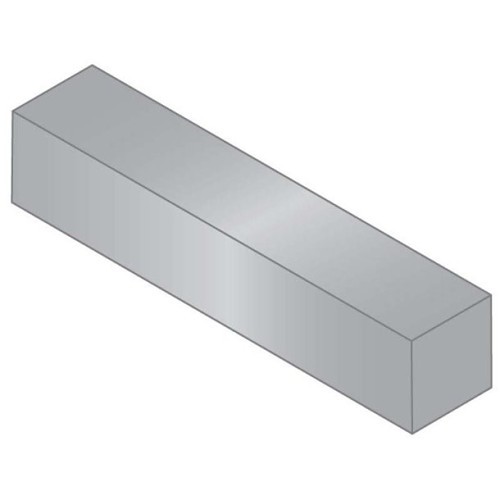 G.L.HUYETT™ MAK-A-KEY 7001250125-36 Key Stock, 3 ft Length, 1/8 in Width, 1/8 in Height, Stainless Steel