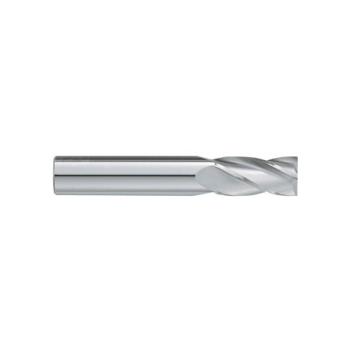 GARR 13190 Square End Mill, 5/16 in Cutter Dia, 7/8 in Length of Cut, 4 Flutes, 5/16 in Shank Dia, 2-1/2 in Overall Length