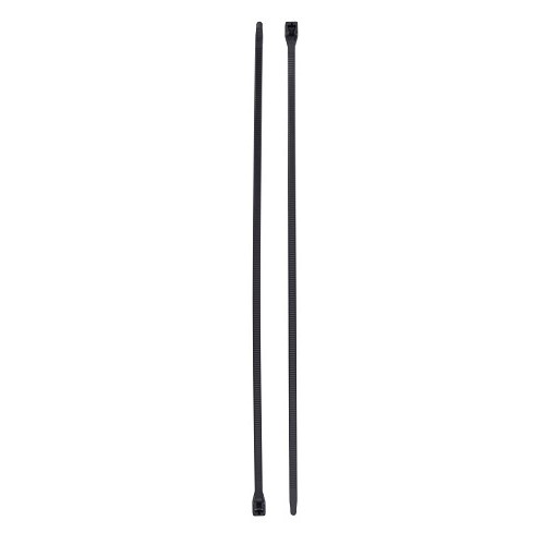 GB® 46-415UVB Cable Tie, 15 in Length, 0.25 in Width, 0.72 in Thickness, Nylon 6.6, UV Black