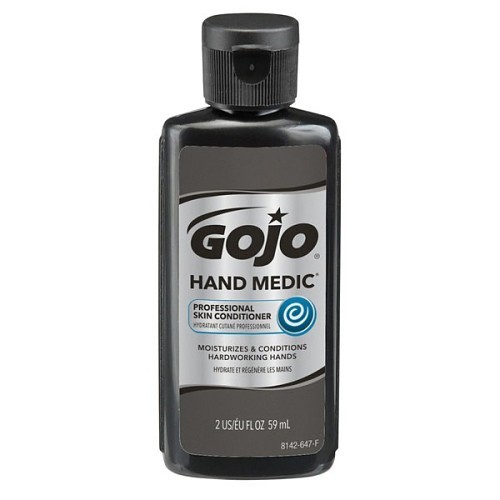 GOJO® HAND MEDIC® 8142-12 Skin Conditioner, 2 oz Nominal Capacity, Bottle, Liquid, Opaque/White