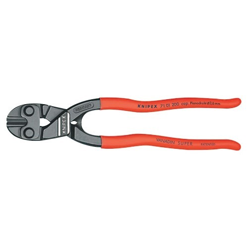 CoBolt 414-7101200 Bolt Cutter, Cutting Capacity: 1/4 in, 8 in Overall Length, Center Cut Type, Steel Jaw